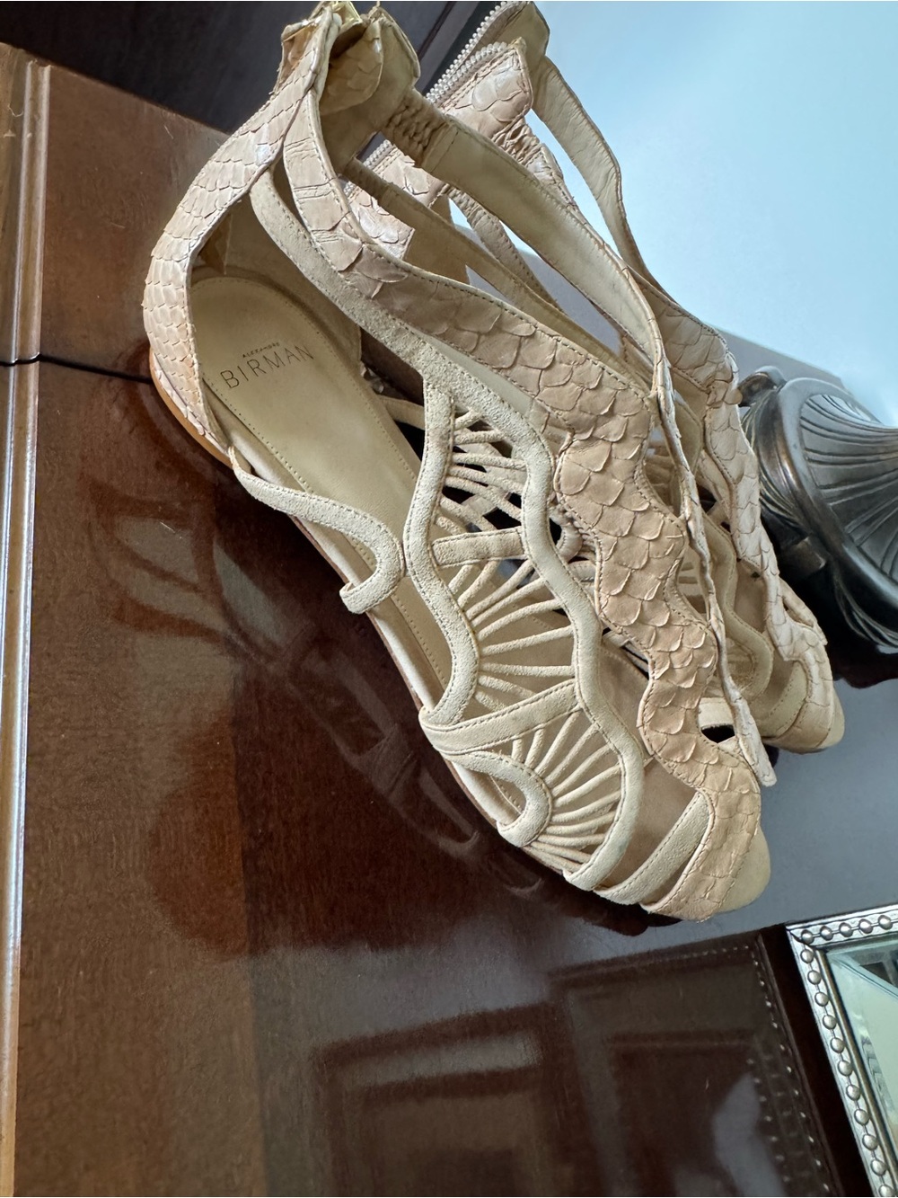 Alexandre Birman Caged Sandals 39 1/2 - Picture 3 of 14